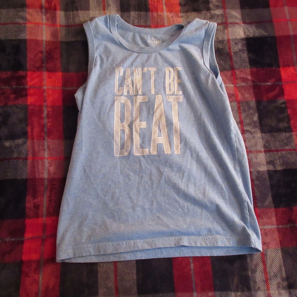 Sleeveless "Can't Be Beat" Shirt